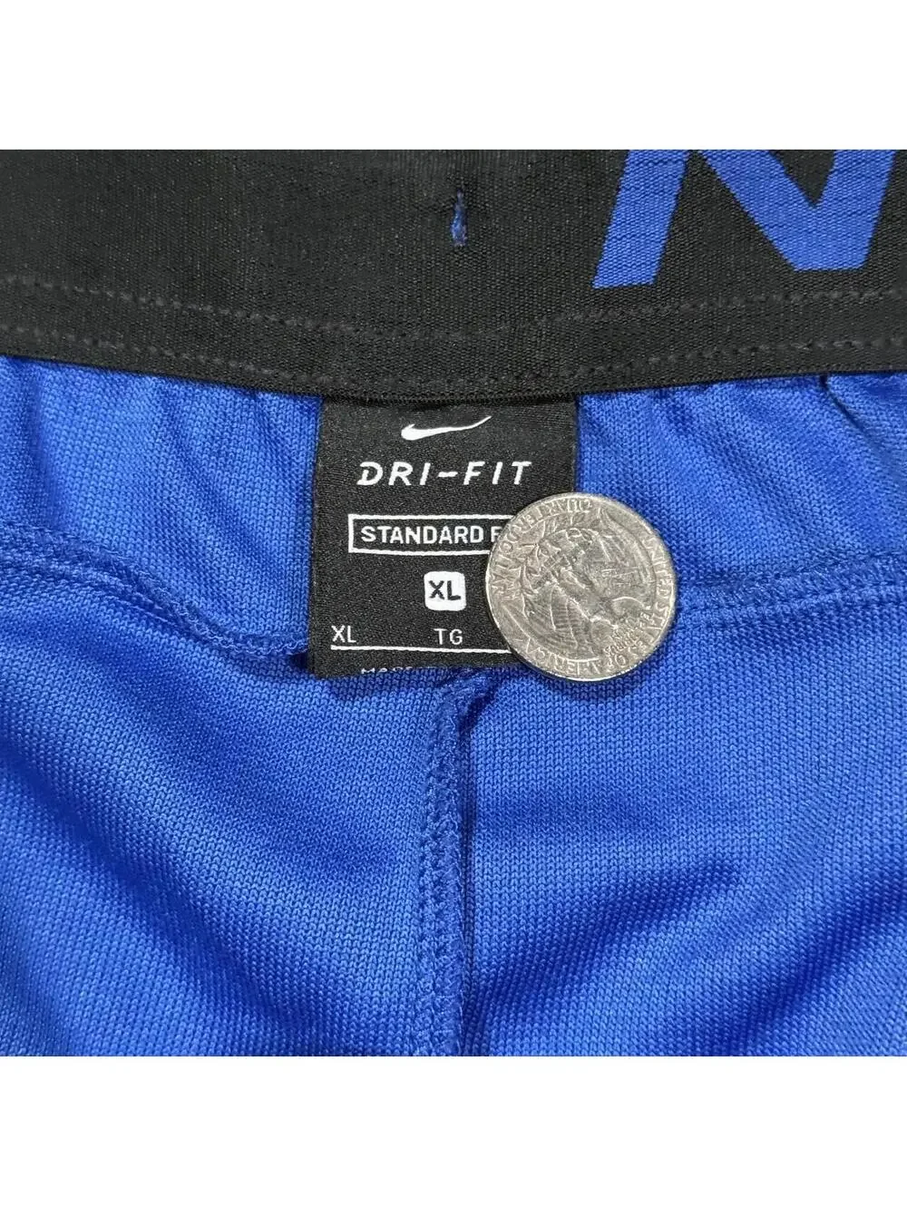 Nike Dri-FIT Blue Colorblock Athletic Shorts XL
